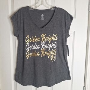 NHL Golden Knights Women's Charcoal Tee Size Small NWT